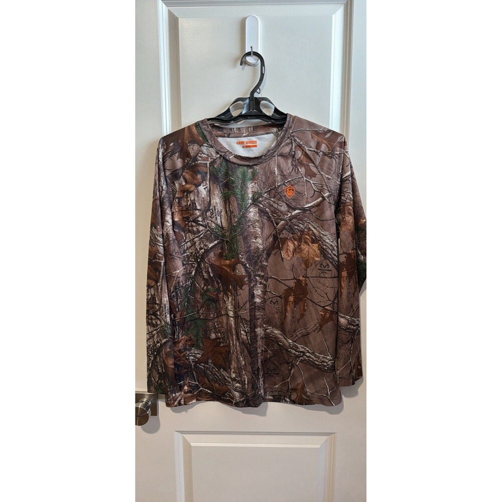 Game Winner Men’s M Realtree Camo Long Sleeve Hunting Shirt Performance